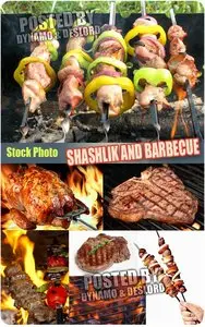 Shashlik and barbecue - UHQ Stock Photo