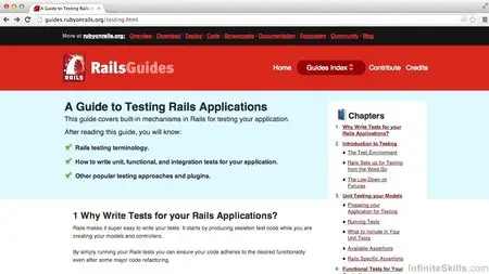 Learning Ruby On Rails Video Training