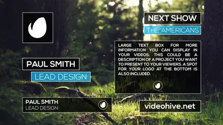 Clean Lower Thirds - Project for After Effects (Videohive)