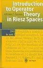 Introduction to Operator Theory in Riesz Spaces (Repost)