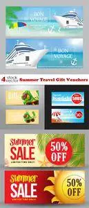 Vectors - Summer Travel Gift Vouchers