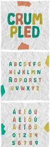 Crumpled Font