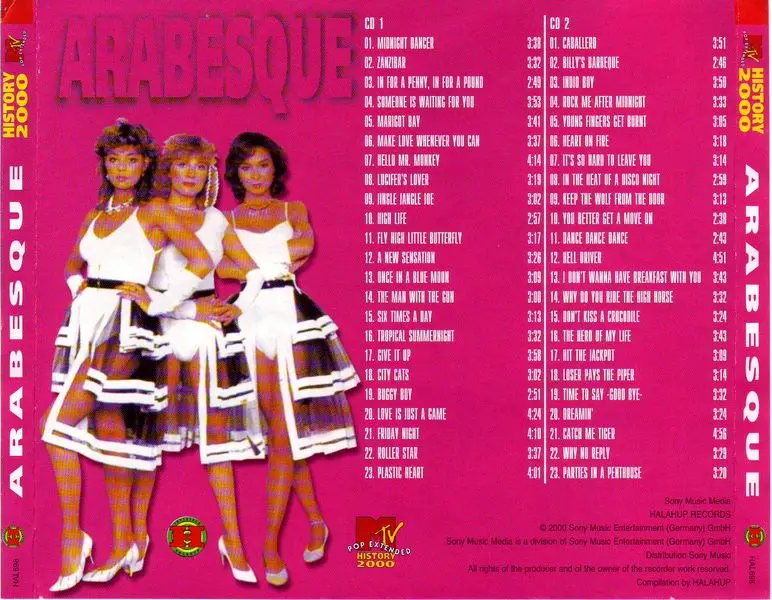 В каком году вышла песня. Arabesque 2 CD. Arabesque collection Twin Disc 2. Arabesque - Arabesque обложка CD. Arabesque 1980 Arabesque IV CD обложки.