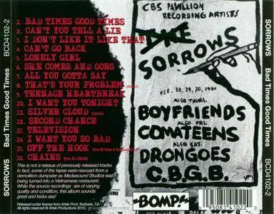 Sorrows - Bad Times Good Times (2010)