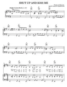 Shut up and kiss me - Mary Chapin Carpenter (Piano-Vocal-Guitar)