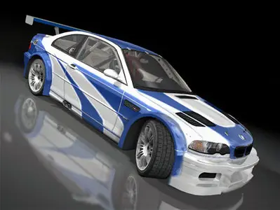 3D Model of Car - BMW M3 GTR (Need for Speed: Most Wanted)