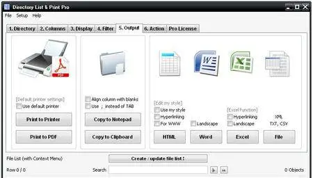 Directory List and Print Pro 3.16 Multilingual + Portable