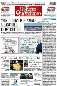 Il Fatto Quotidiano (27-12-12)