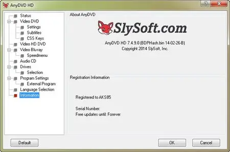 SlySoft AnyDVD & AnyDVD HD 7.4.9.0 Final