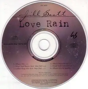 Jill Scott - Love Rain (US promo CD5) (2000) {Hidden Beach Recordings/Epic} **[RE-UP]**