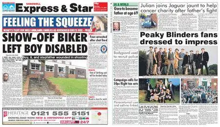 Express and Star Sandwell Edition – September 17, 2018