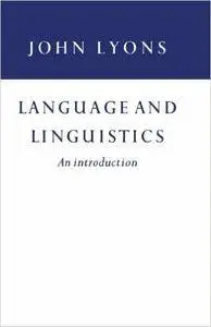 Language and Linguistics: An Introduction