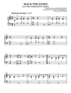 Mack The Knife - Bobby Darin (Easy Piano)