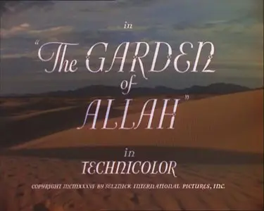 The Garden of Allah (1936)