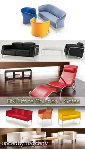 3D models of Sofas from BN Office Solution