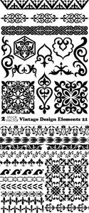Vectors - Vintage Design Elements 21