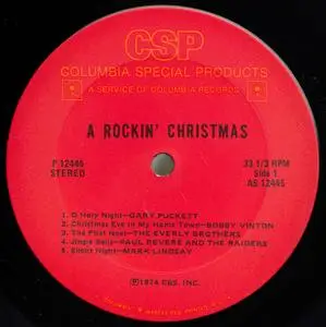 Various Artists - A Rockin' Christmas (1974) [Vinyl Rip 16/44 & mp3-320 + DVD]