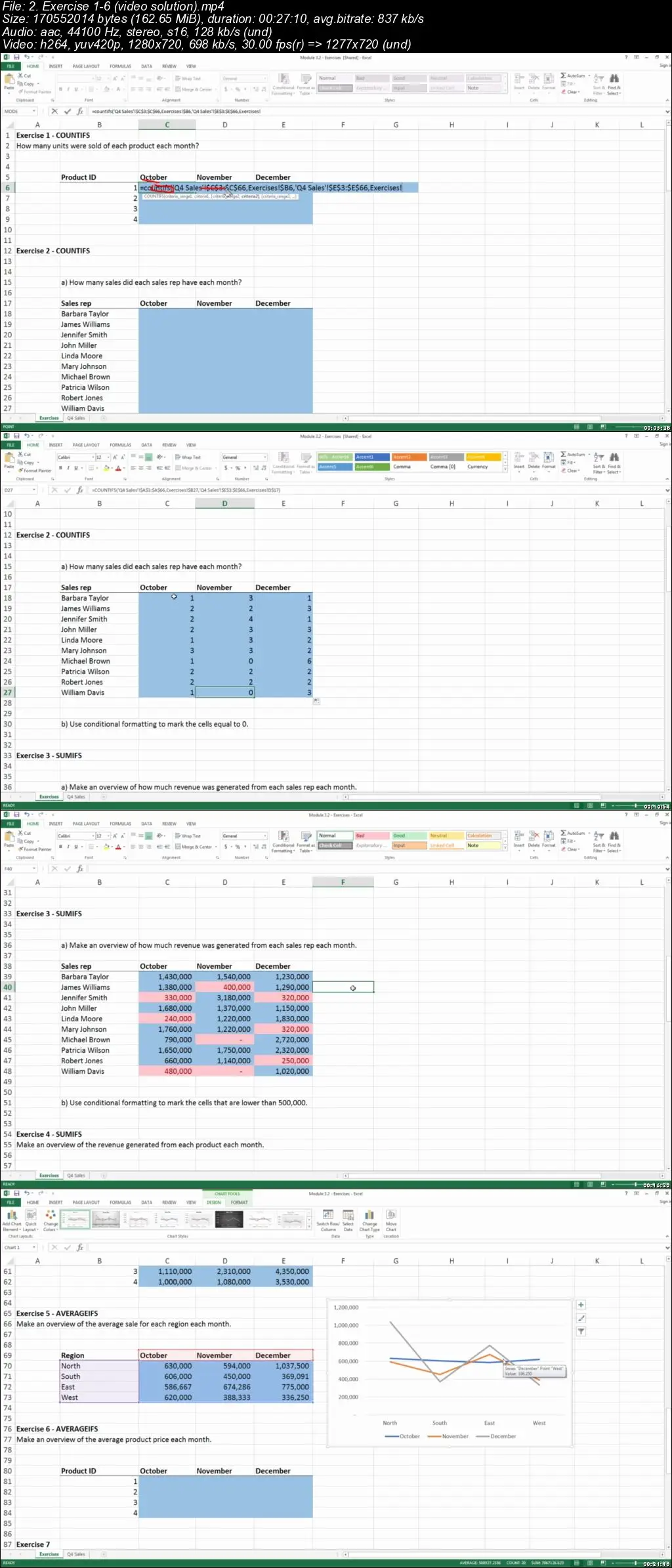 Microsoft Excel - 40 Exercises for beginners. Learn by doing / AvaxHome