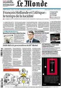 Le Monde du Vendredi 12 Octobre 2012