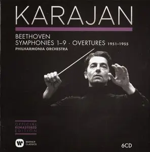 Herbert Von Karajan - Beethoven: Symphonies and Overtures 1951-1955 (2014)