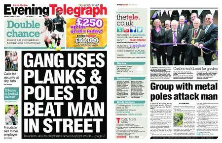 Evening Telegraph Late Edition – August 22, 2017