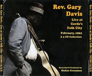 Rev. Gary Davis - Rev. Gary Davis Live at Gerde's Folk City February, 1962 (2009) 3CD Set