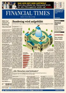 Tageszeitung TAZ vom 19 Oktober 2012