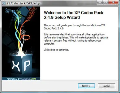 XP Codec Pack 2.4.9