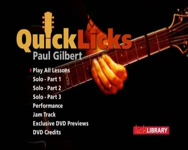 Guitar Quick Licks: Paul Gilbert Style Technical Shredding, Key of A