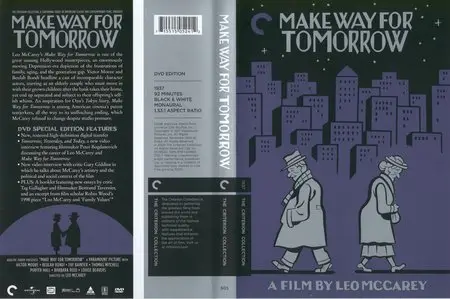 Make Way For Tomorrow (1937) - (The Criterion Collection - #505) [DVD9] [2010]
