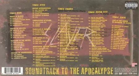 Slayer - Soundtrack To The Apocalypse (2003) [Box Set 4CD+DVD]