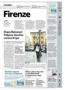 la Repubblica Firenze - 20 Marzo 2018