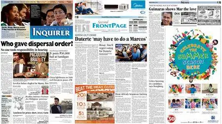 Philippine Daily Inquirer – April 08, 2016