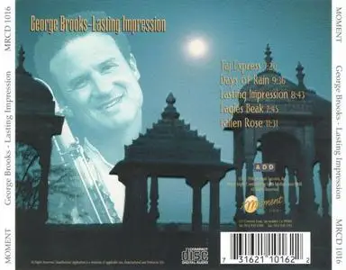 George Brooks / Krishna Bhatt / Zakir Hussain - Lasting Impression (1996)