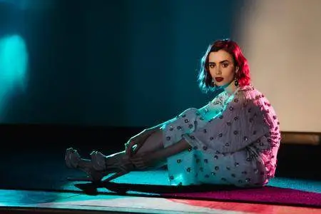 Lily Collins by Paley Fairman for Who What Wear