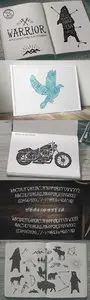 Warrior - Hand Drawn Typeface Font