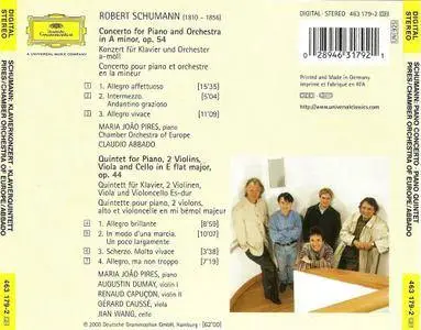 Maria João Pires, Claudio Abbado - Schumann: Piano Concerto, Piano Quintet (2000) Re-Up
