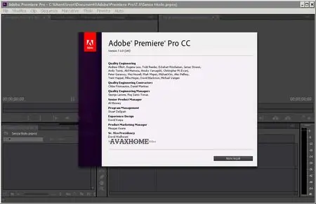Adobe Premiere Pro CC 7.1.0 Build 141