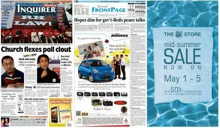 Philippine Daily Inquirer – April 28, 2013