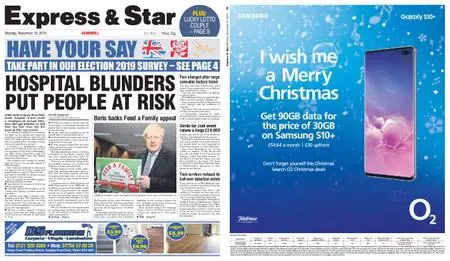 Express and Star Sandwell Edition – November 18, 2019