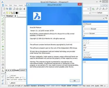 BricsCAD Platinum 15.1.16 Revision 36734 (x86/x64)