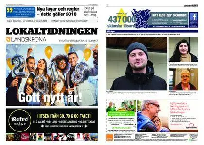 Lokaltidningen Landskrona – 30 december 2017