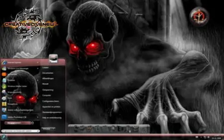 Dark Spooky Windows 7 Theme