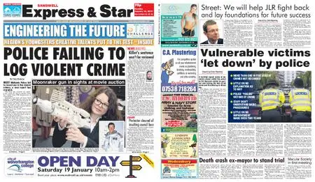 Express and Star Sandwell Edition – January 15, 2019