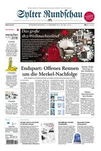 Sylter Rundschau - 01. Dezember 2018
