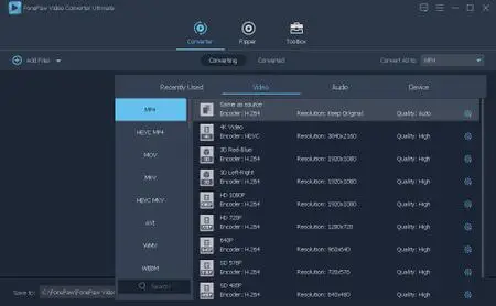 FonePaw Video Converter Ultimate 5.0.0 (x64) Multilingual Portable