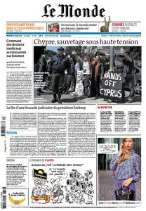 Le Monde -  Mercredi 20 Mars 2013