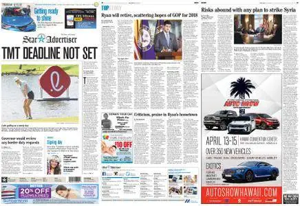 Honolulu Star-Advertiser – April 12, 2018