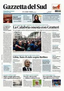 Gazzetta del Sud Catanzaro Crotone Lamezia Vibo - 19 Gennaio 2020