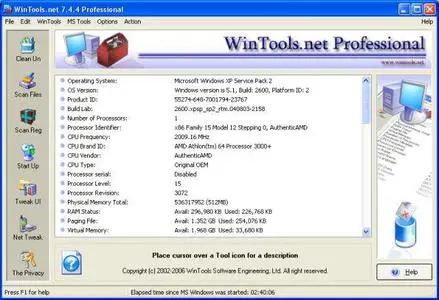 WinTools.net Professional ver. 7.7.1 and Extra Drive Creator Professional v6.6